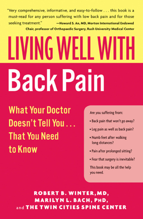 Book Living Well with Back Pain free