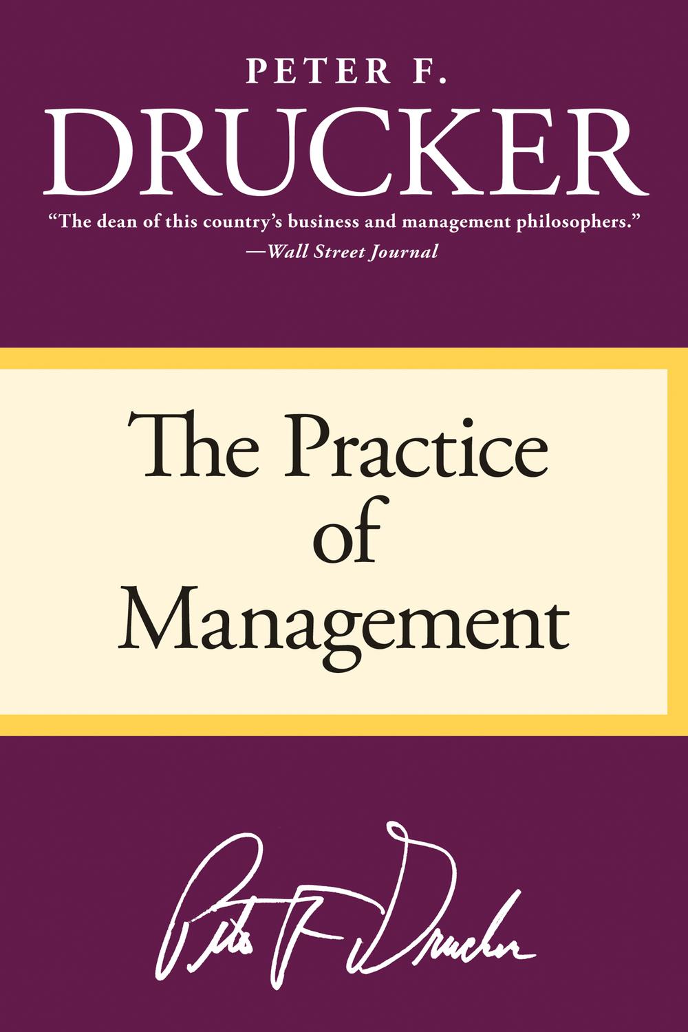Book The Practice of Management free