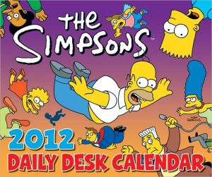 Book The Simpsons 2012 Daily Desk Calendar free