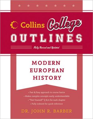 Book Modern European History (Collins College Outlines) free