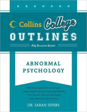 Book Abnormal Psychology (Collins College Outlines) free
