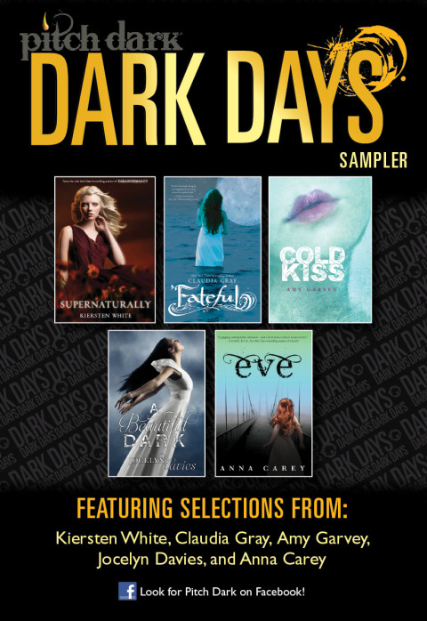 Book Pitch Dark: Dark Days of Fall Sampler: Supernaturally; Fateful; Cold Kiss; A Beautiful Dark; and Eve free