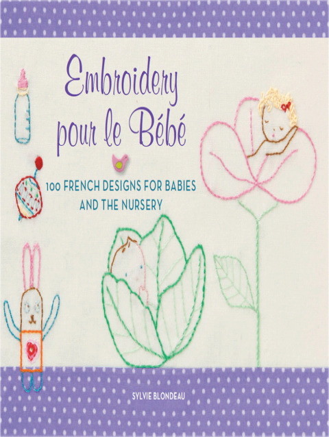 Book Embroidery pour le Bebe free