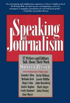 Book Speaking of Journalism free