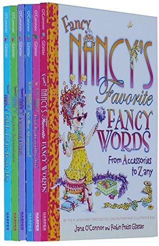 Book Fancy Nancy Bountiful Box of Books 漂亮的南希 英文原版 6册精装礼品故事书附海报 free