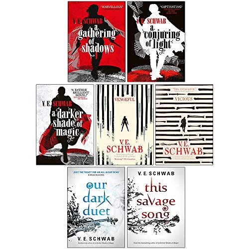 Book V. E. Schwab 7 Books Collection Set (A Darker Shade of Magic Series,Villains Series,Monsters of Verity Series) free
