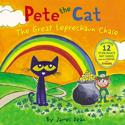 Book Pete the Cat: The Great Leprechaun Chase: Includes 12 St. Patrick's Day Cards, Fold-Out Poster, and Stickers! free
