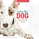 Book Trianimals: Color Me Dog: 60 Color-by-Number Geometric Artworks with Bark free