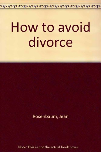 Book How to avoid divorce free