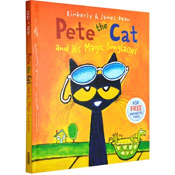 Book 皮特猫 英文原版绘本 Pete the Cat and His Magic Sunglasses 反正就是很开心 精装图画书 吴敏兰英文书单 free