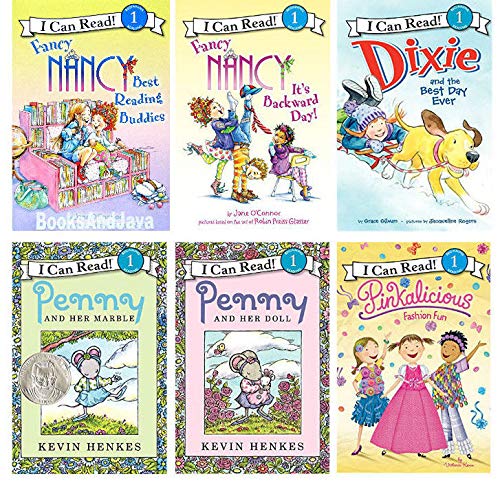 Book I Can Read Level 1 Six Book Set : Fancy Nancy Best Reading Buddies & It's Backwards Day, Pinkalicious Fashion Fun, Penny and Her Marble, Penny and Her Doll, Dixie and the Best Day Ever free