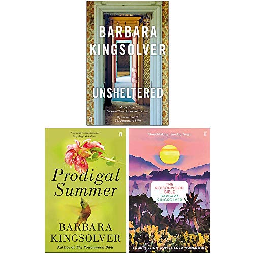Book Barbara Kingsolver Collection 3 Books Set (Unsheltered, Prodigal Summer, The Poisonwood Bible) free
