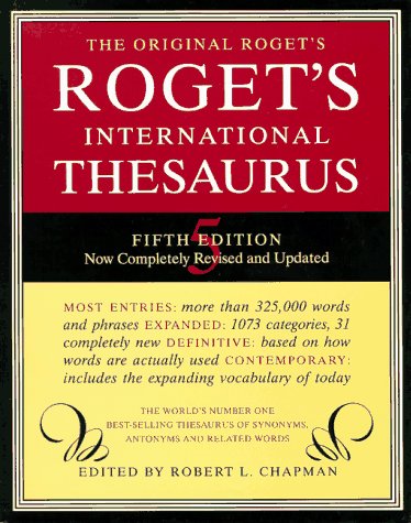 Book Roget International Thesaurus free