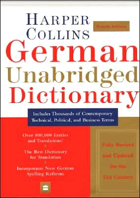 Book Collins German Unabridged Dictionary, 4th Edition free