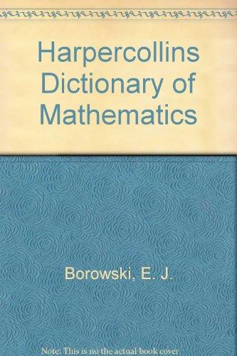 Book Harpercollins Dictionary of Mathematics free