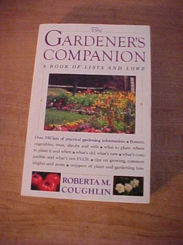 Book The gardener's companion: A book of lists and lore free