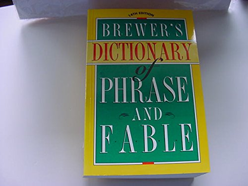 Book Brewer's Dictionary of Phrase and Fable free