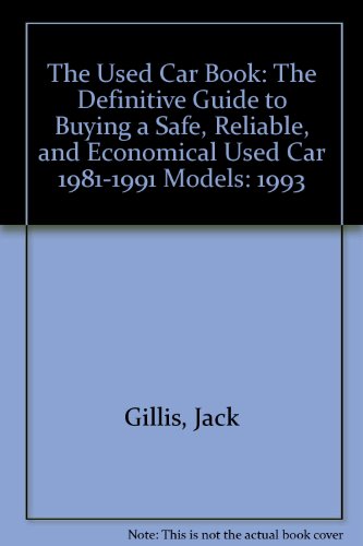 Book The Used Car Book 1993 free