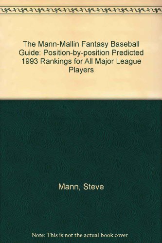 Book The Mann-mallin Fantasy Baseball Guide free