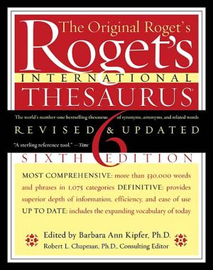 Book Roget's International Thesaurus (Unindexed 6th Edition) free