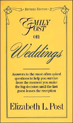 Book Emily Post on Weddings: Revised Edition free
