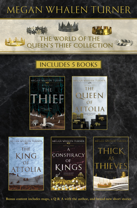 Book World of the Queen's Thief Collection: The Thief, The Queen of Attolia, The King of Attolia, A Conspiracy of Kings, Thick as Thieves free