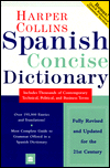 Book Harper Collins Spanish Dictionary:  Spanish-English  English-Spanish (Concise Edition) free