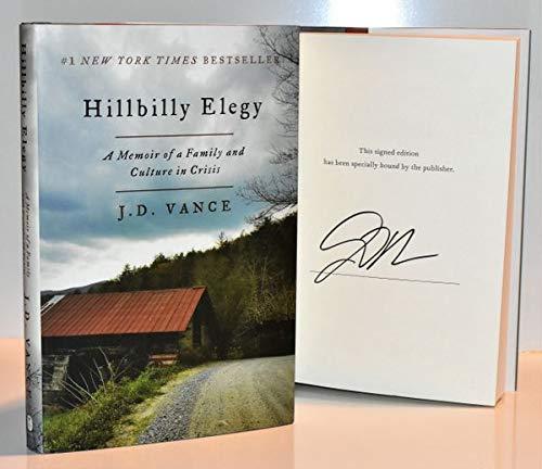 Book Hillbilly Elegy AUTOGRAPHED by J.D. Vance (SIGNED EDITION) free