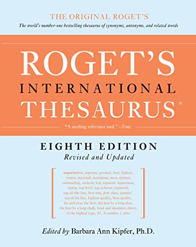 Book Roget's International Thesaurus, 8th Edition free