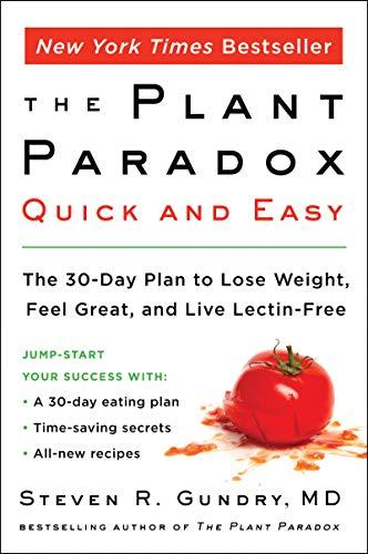 Book Plant Paradox Quick and Easy, The 30-Minute Mediterranean Diet Cookbook, The Skinny NUTRiBULLET 7 Day Cleanse 3 Books Collection Set: free