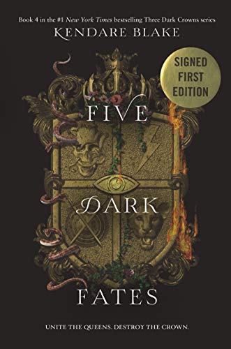 Book Five Dark Fates - Signed / Autographed Copy free