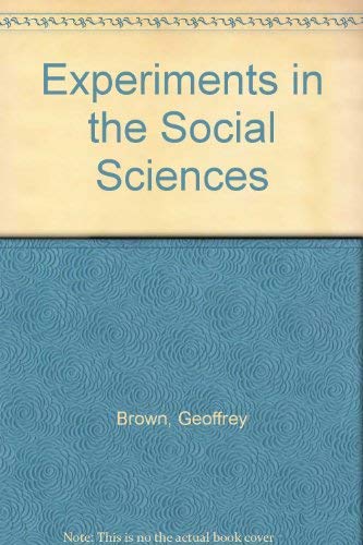 Book Experiments in the social sciences free
