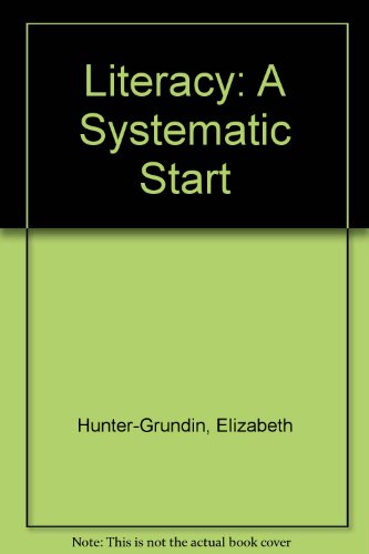 Book Literacy, A Systematic Start free