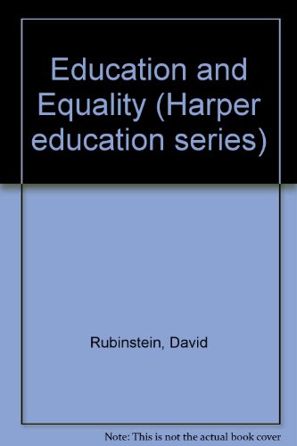 Book Education and equality (Harper education series) free