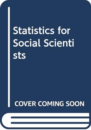 Book Statistics for social scientists: An introductory text with computer programs in basic free