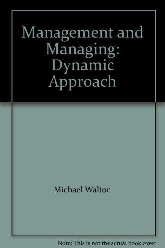 Book Management and Managing: Dynamic Approach free
