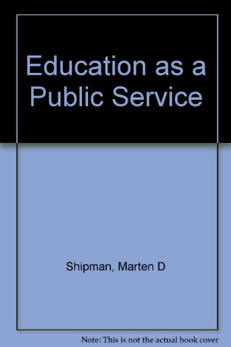 Book Education as a Public Service free