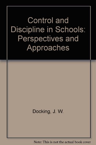 Book Control and Discipline in Schools: Perspectives and Approaches free