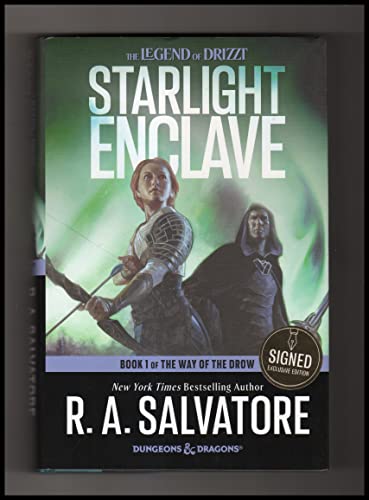 Book Special Edition: Starlight Enclave - Signed Edition, First Edition; Book One of The Way of the Drow free