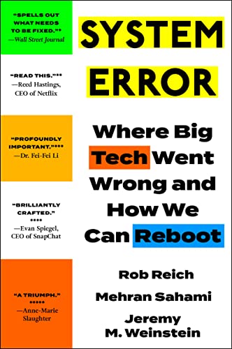 Book System Error: Where Big Tech Went Wrong and How We Can Reboot free