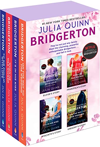 Book Bridgerton Boxed Set 5-8: To Sir Phillip, With Love / When He Was Wicked / It's in His Kiss / On the Way to the Wedding (Bridgerton, 5-8) free