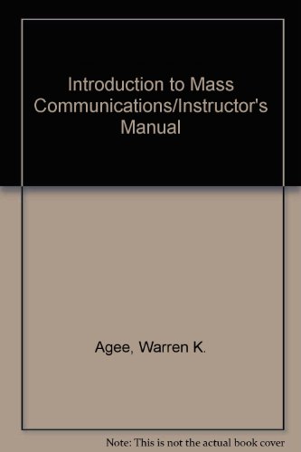 Book Introduction To Mass Communications/instructor's Manual free