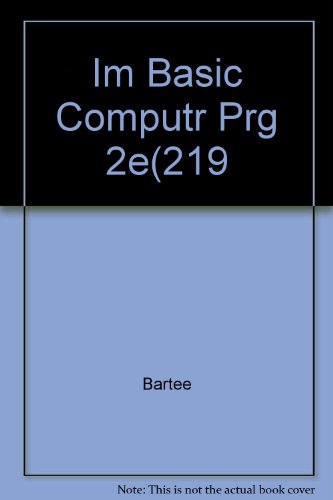Book Im Basic Computr Prg 2e(219 free