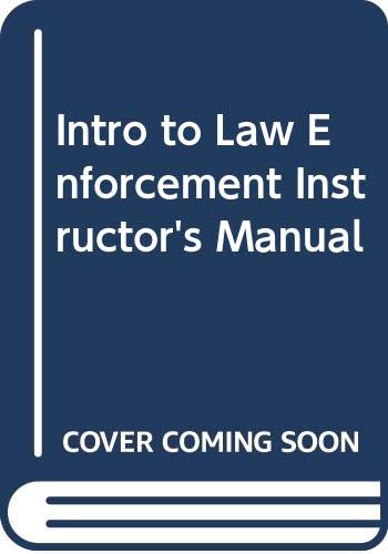 Book Intro To Law Enforcement Instructor's Manual free