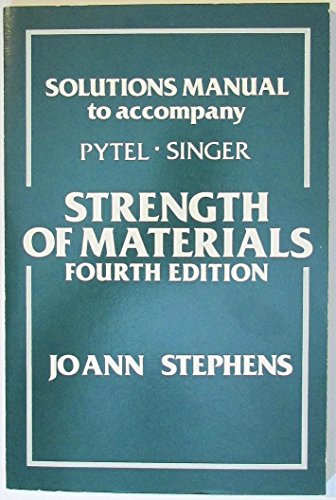 Book Sol Strength of Materials 4e free