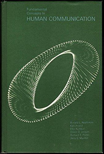 Book Fundamental concepts in human communication free