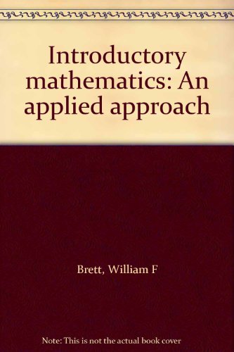 Book Introductory Mathematics: An Applied Approach free
