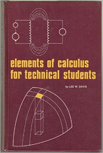 Book Elements Of Calculus For Technical Students, free