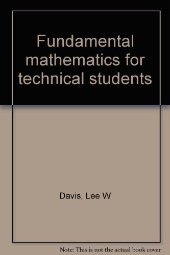 Book Fundamental Mathematics For Technical Students free