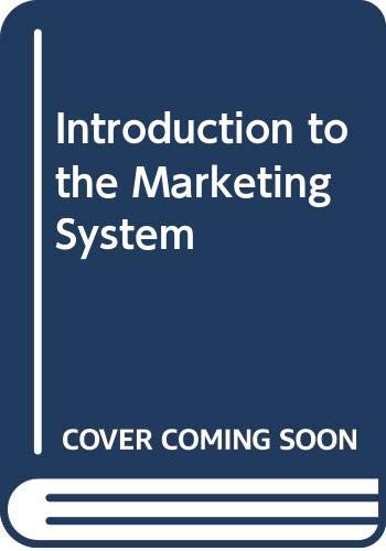 Book Introduction to the Marketing System free
